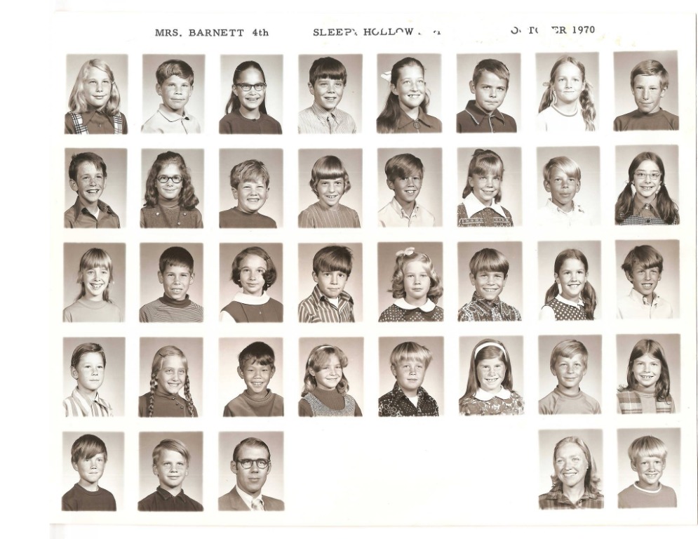 Mrs. Barnett  4th Grade  Oct 1970-71